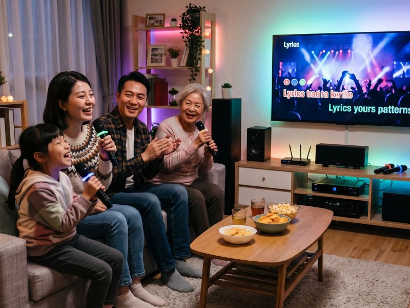 ⭐高雄家庭KTV推薦！想在家歡唱？卡拉OK設備、點歌伴唱機怎麼挑選？聲道擺位全攻略！