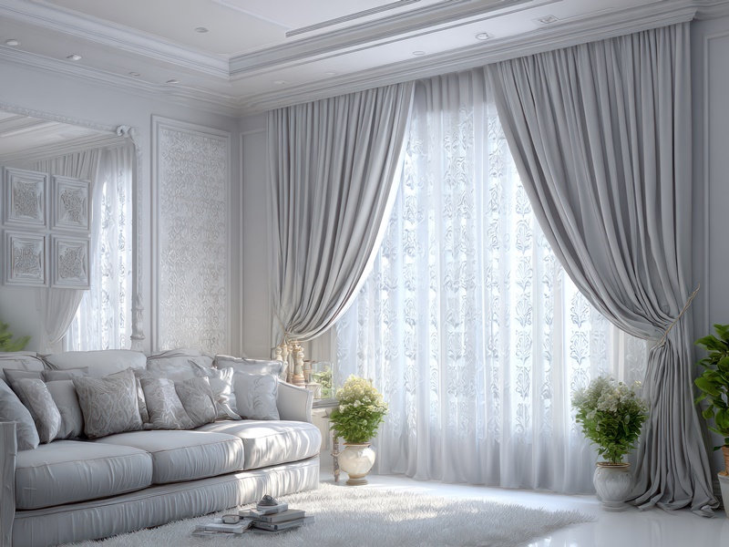 大高雄上豪-高雄客廳窗簾3