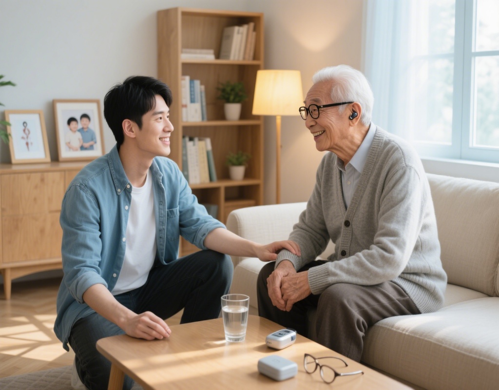 台中助聽器｜戴起來很新潮的助聽器，幫長輩選助聽器，別讓刻板印象阻止他享受天倫之樂！