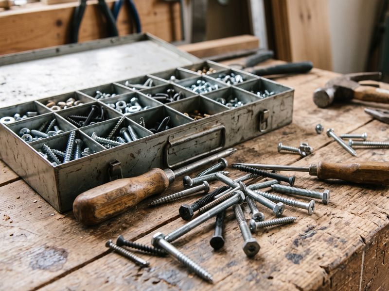 ⭐台南裝潢修繕必看！五金螺絲、黏膠與防水塗料怎麼挑？材料採購指南