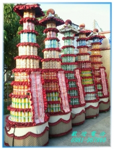 萬毅罐頭塔壽桃塔-undefined