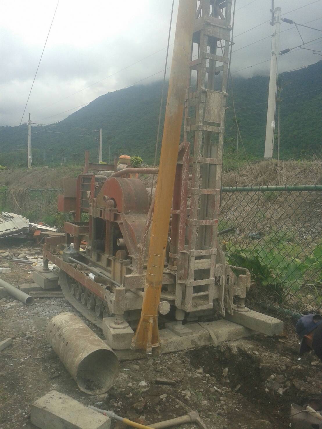 現場施工圖---國美鑿井