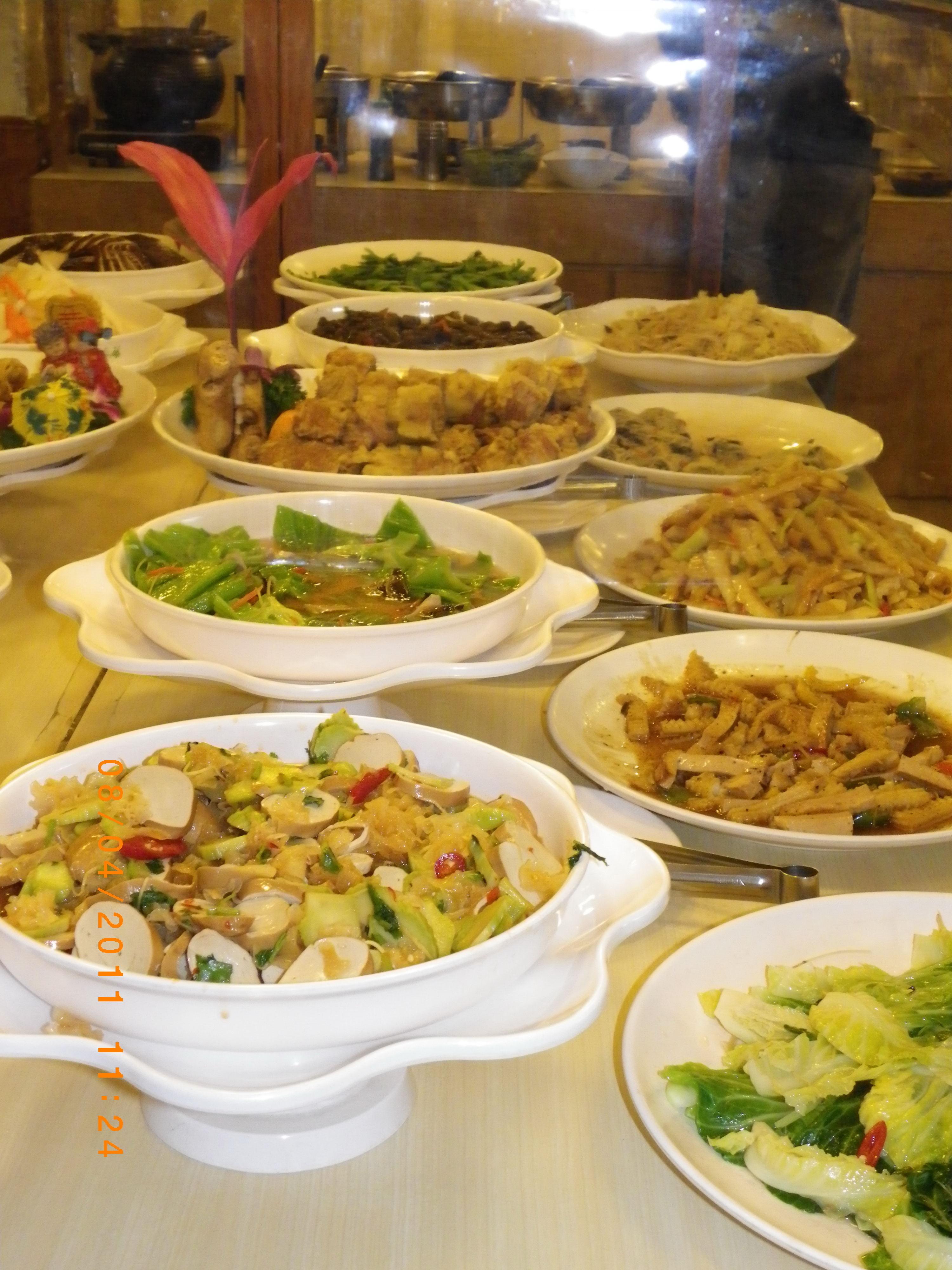 素食餐廳熱炒檯