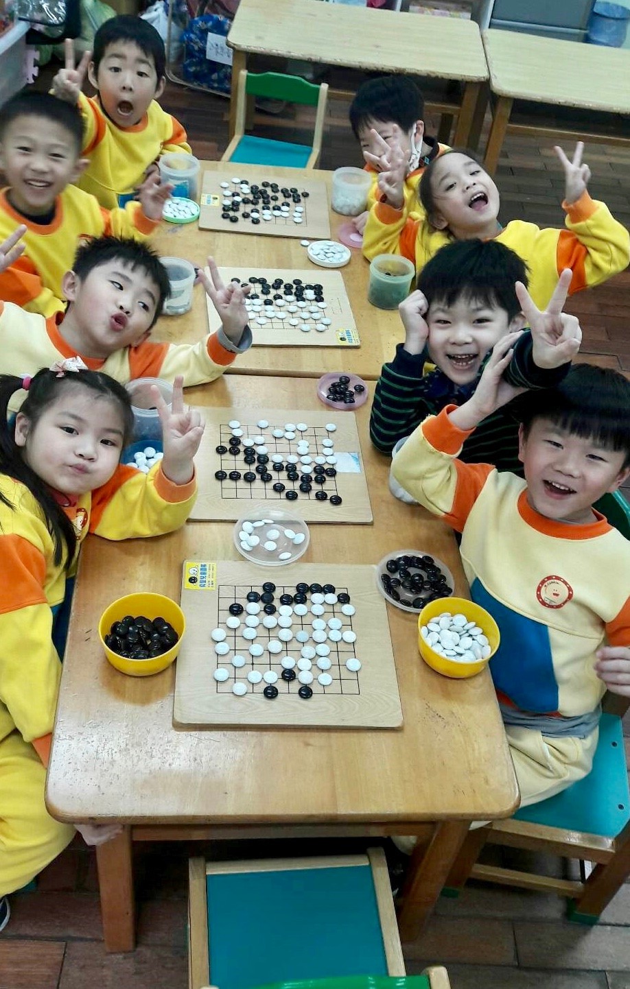 20190125圍棋課程真有趣-基隆市暖暖區幼兒園-雙語教學蒙特梭利-幼新幼兒園