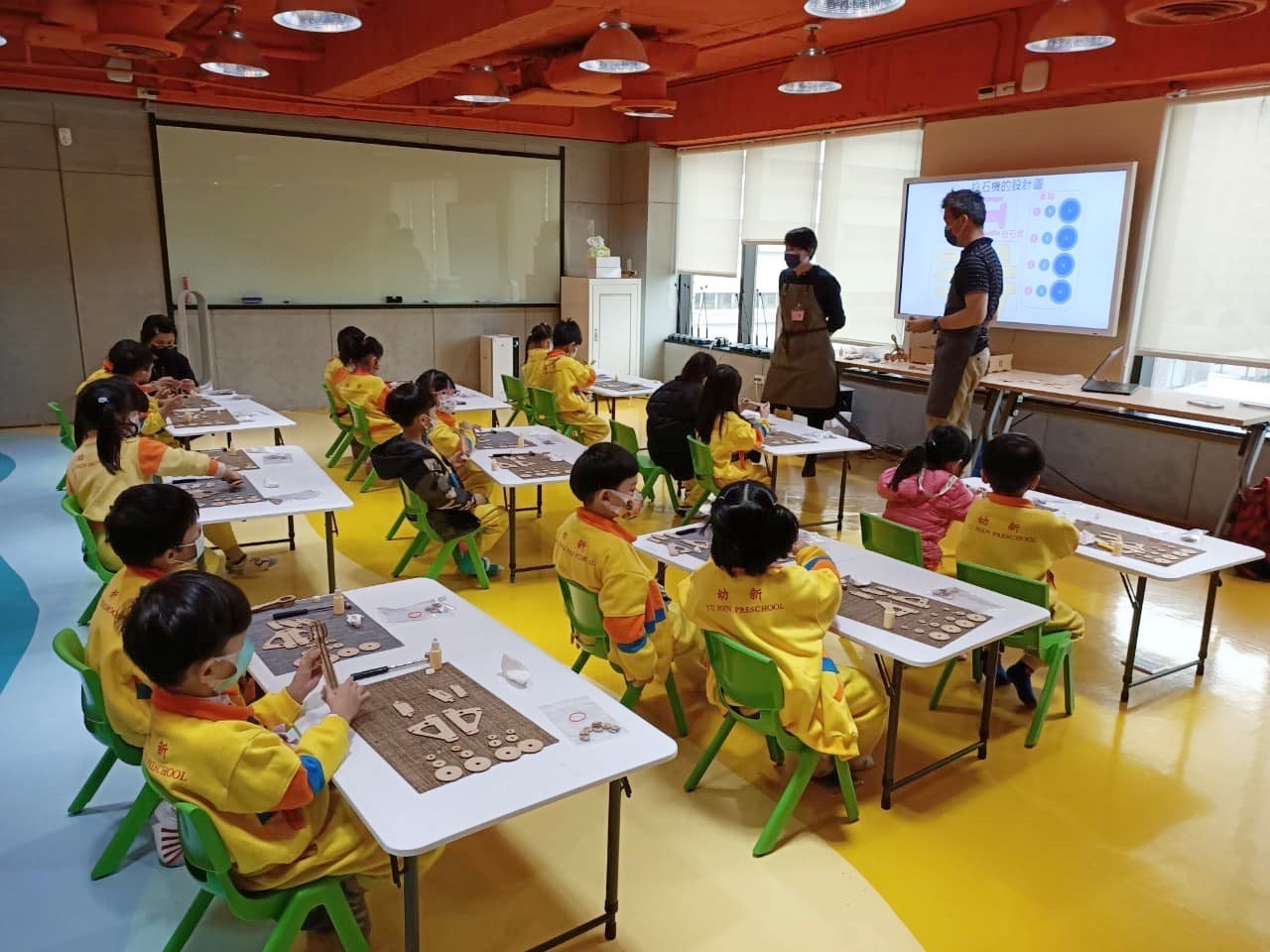 參加基隆開辦的多元學習體驗活動「迷你攻城戰D