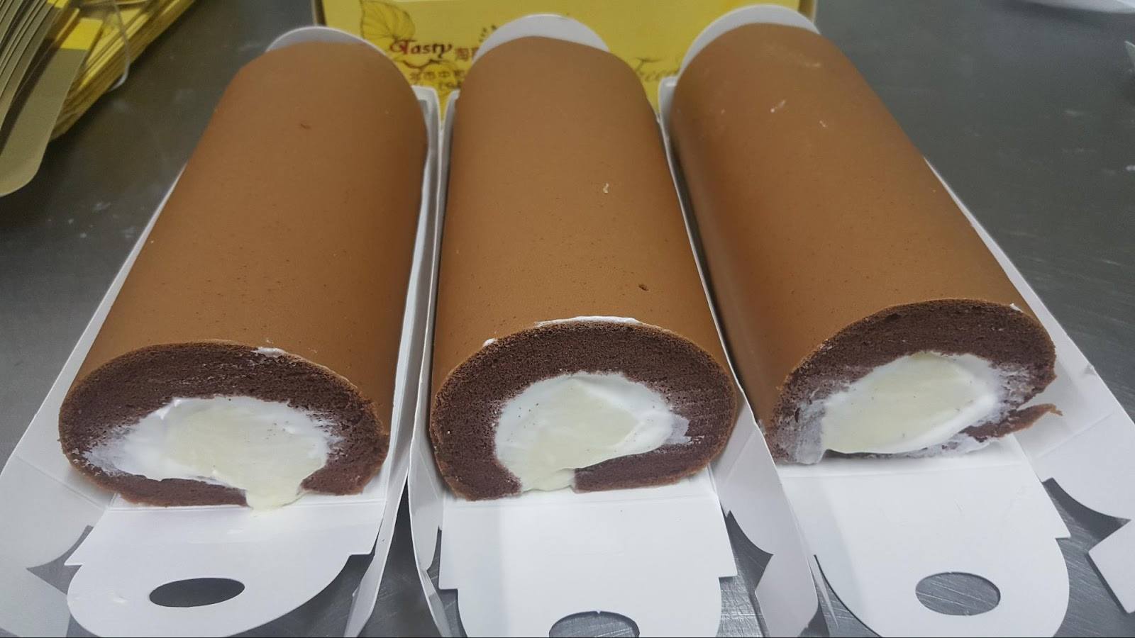 雪藏巧克力奶凍捲