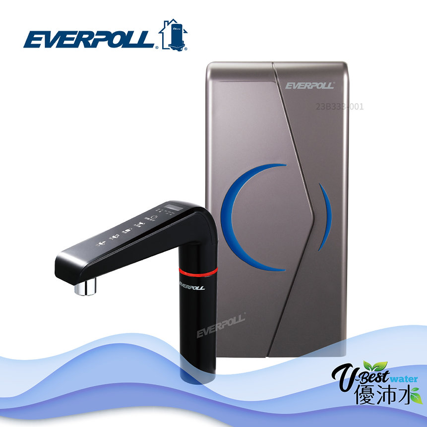 Everpoll廚下型雙溫UV觸控飲水機EVB-298-E-生飲設備請進頁面選擇搭配-雙溫三溫飲水設備-優沛水國際有限公司