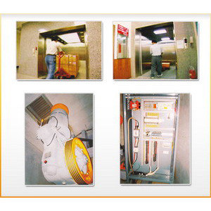 牽引垂重式升降機