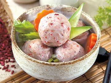紅麴豬肉摃丸