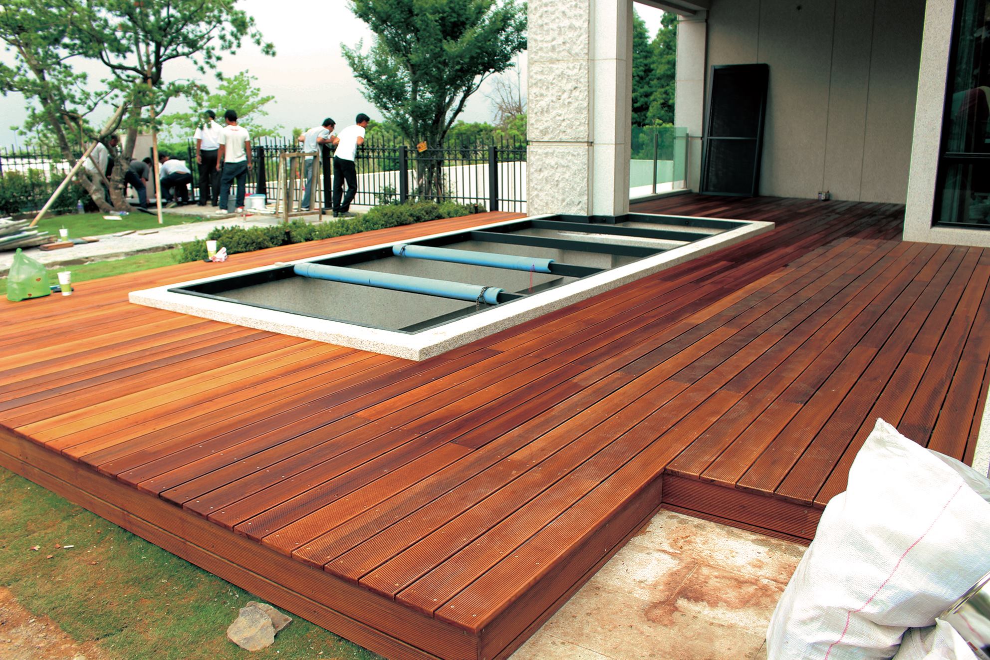 正德地板-室外:鐵木室外材