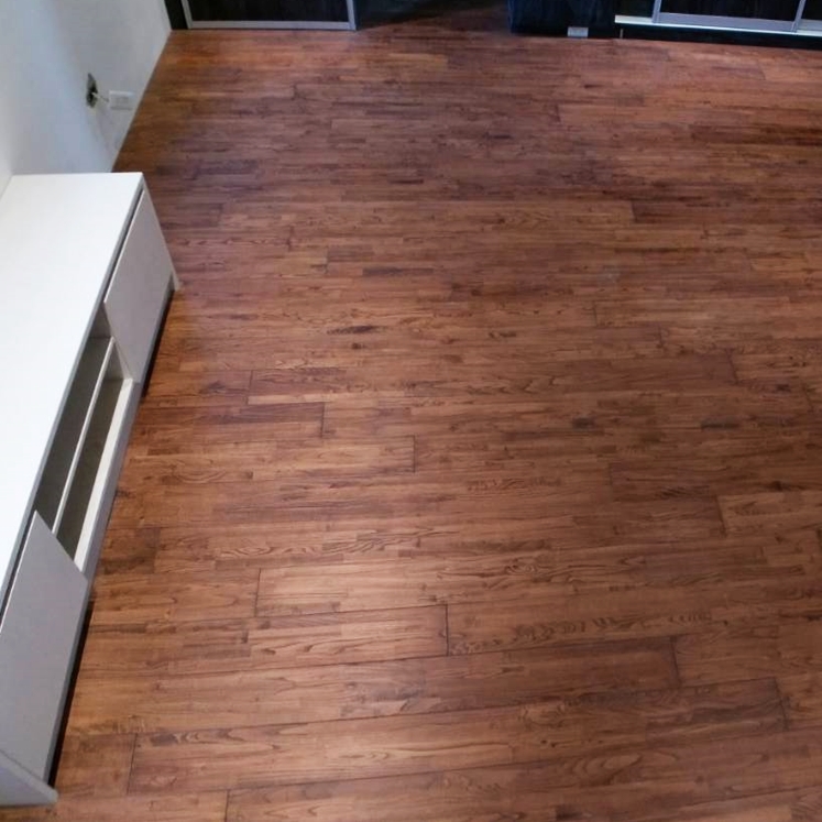 褐栗木集成手刮地板