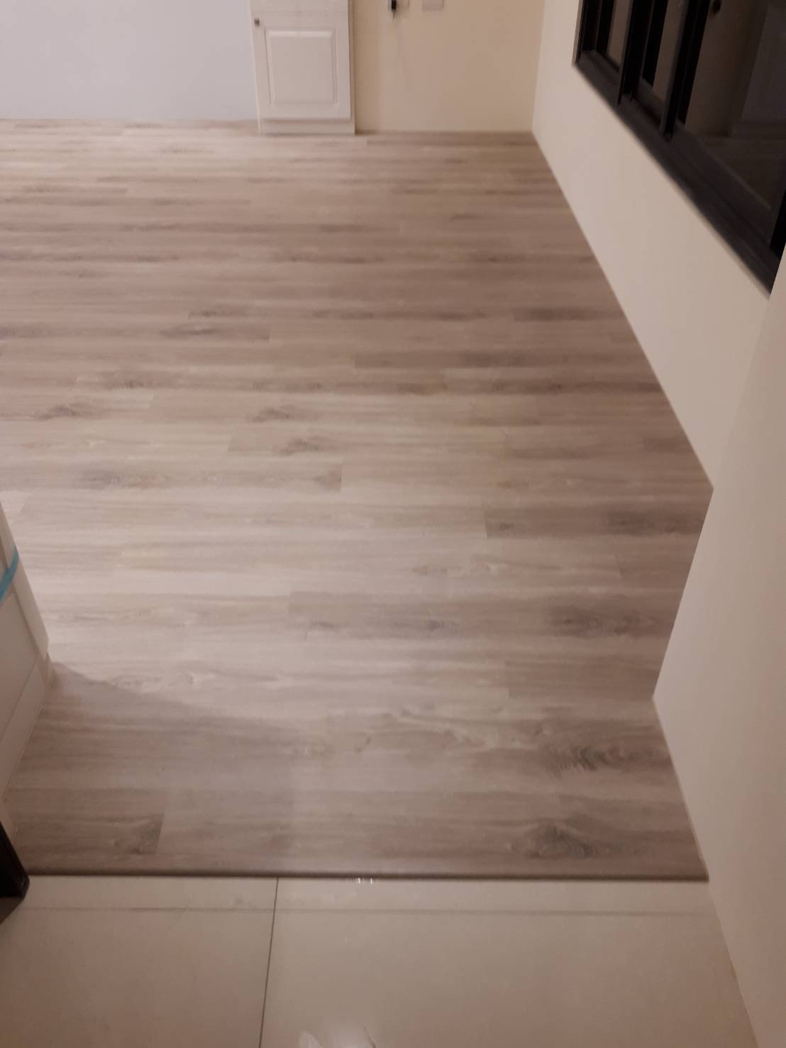 卡扣石塑CT-4210超耐磨地板直鋪工程