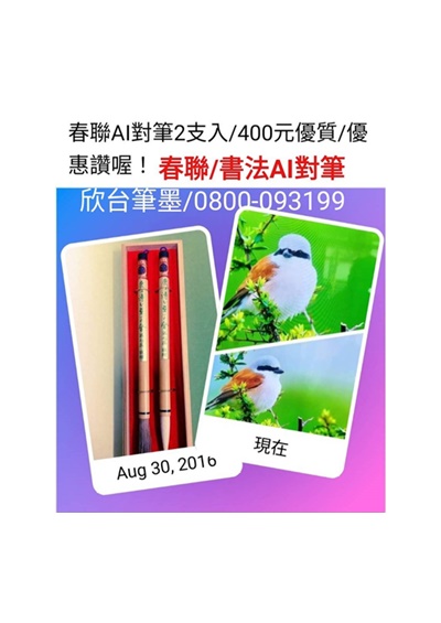 春聯AI對筆2支入