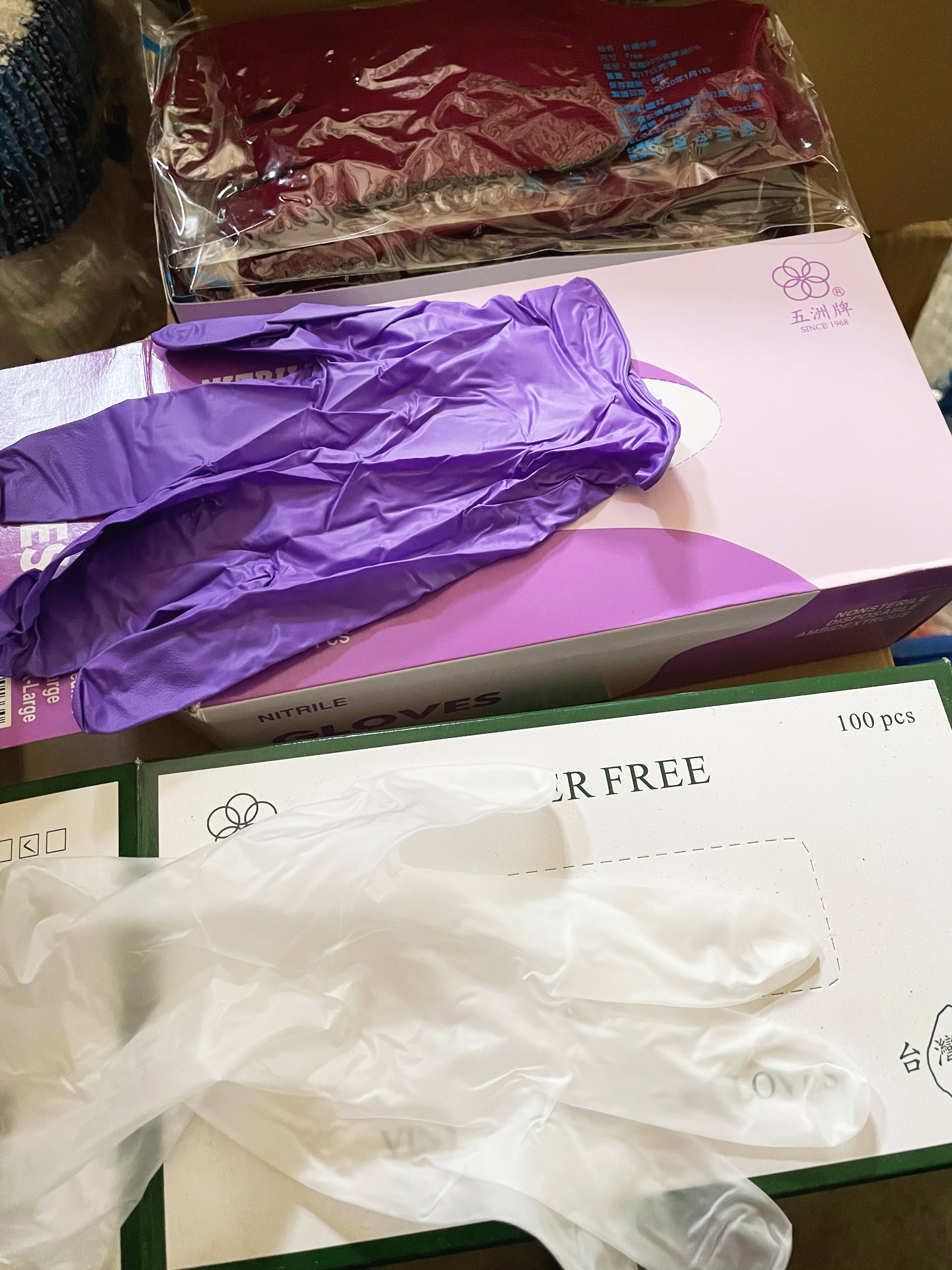 五洲牌拋棄式手套