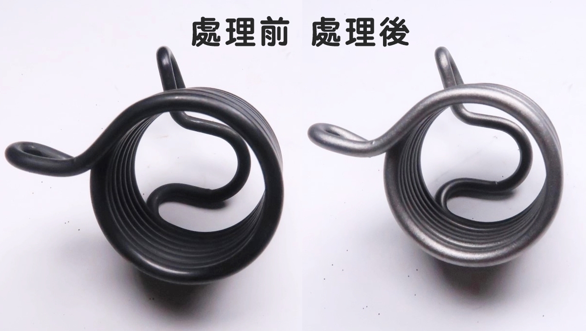 噴砂處理前後成品