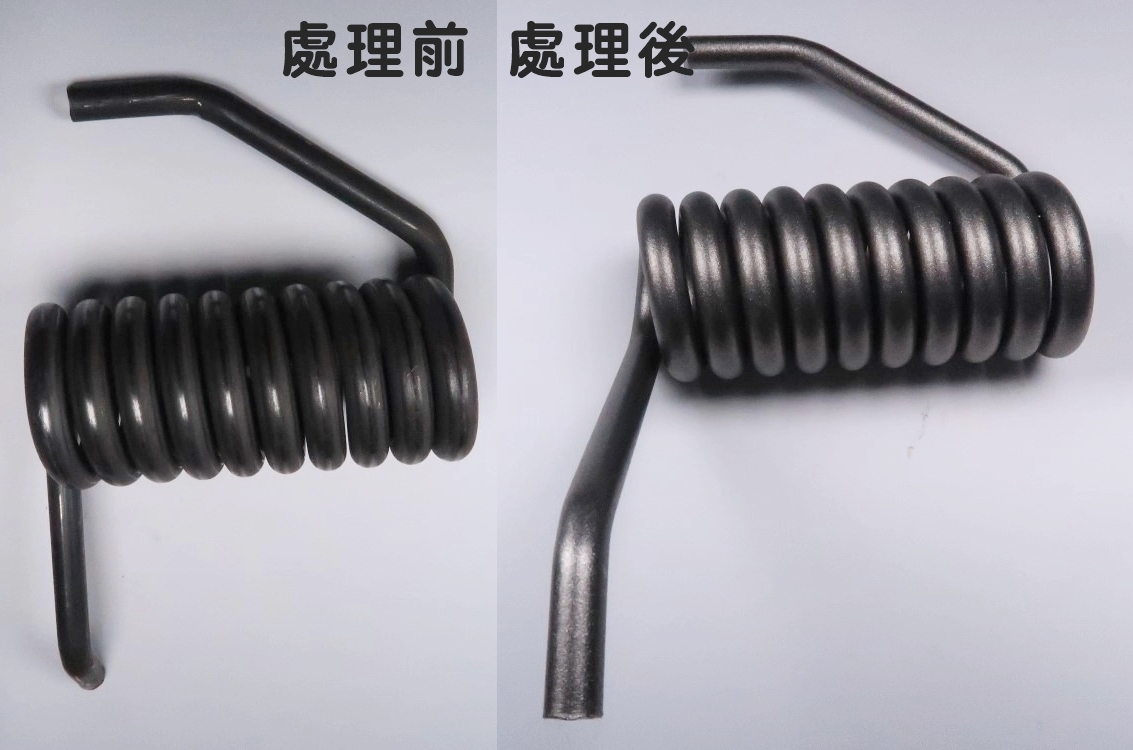 噴砂處理前後成品