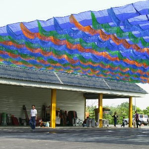 田尾公路花園手動針織網