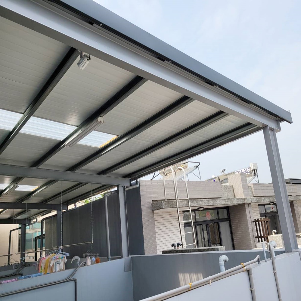 頂樓遮雨棚架