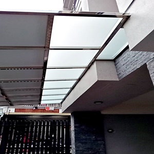 不銹鋼鋁塑板採光罩