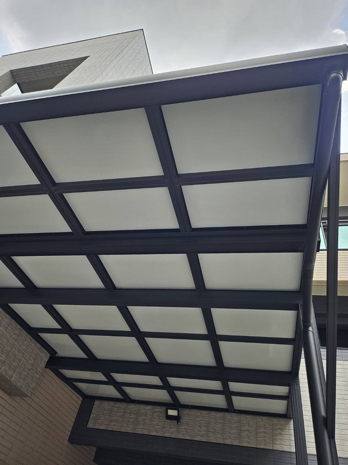 塑鋁板車庫棚