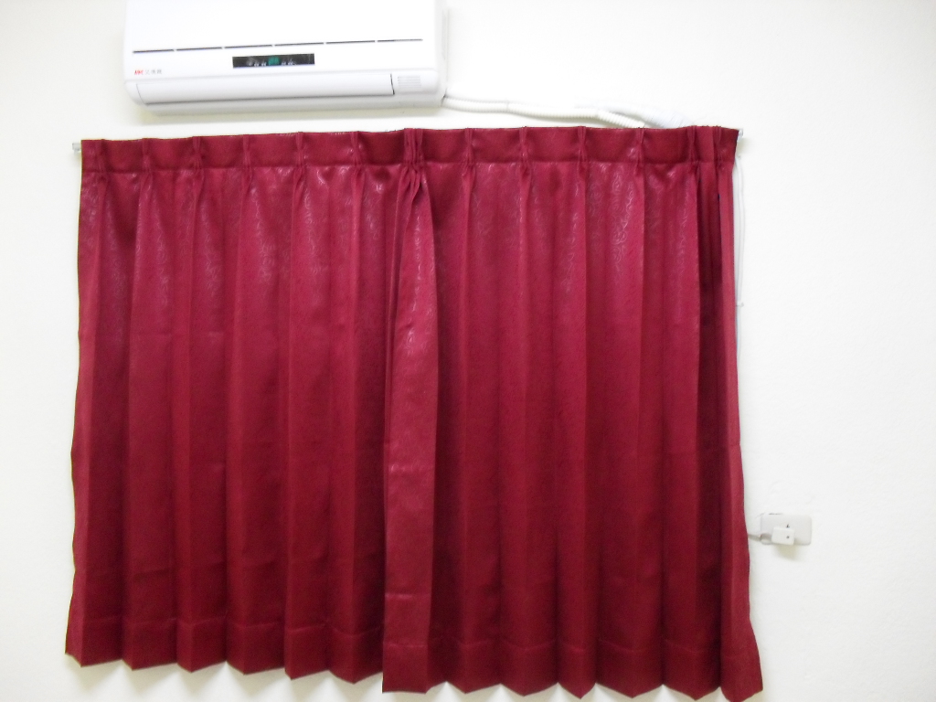 三明治特殊窗簾展開