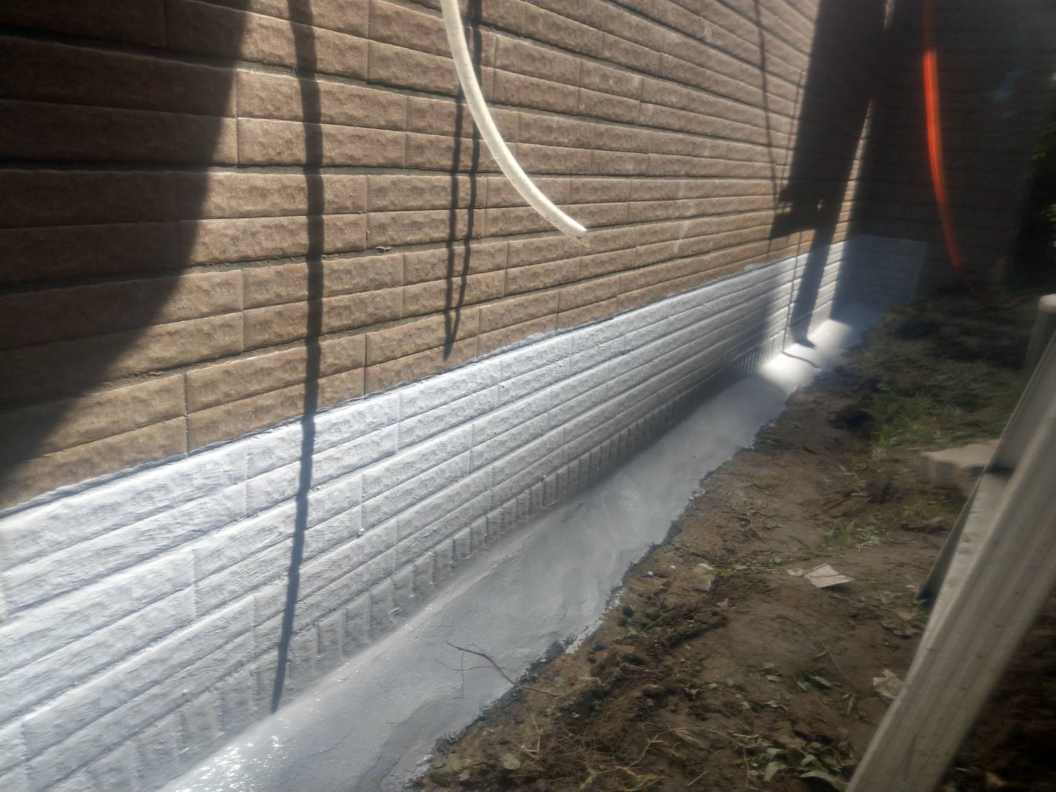 庭院花園圍牆防水施作