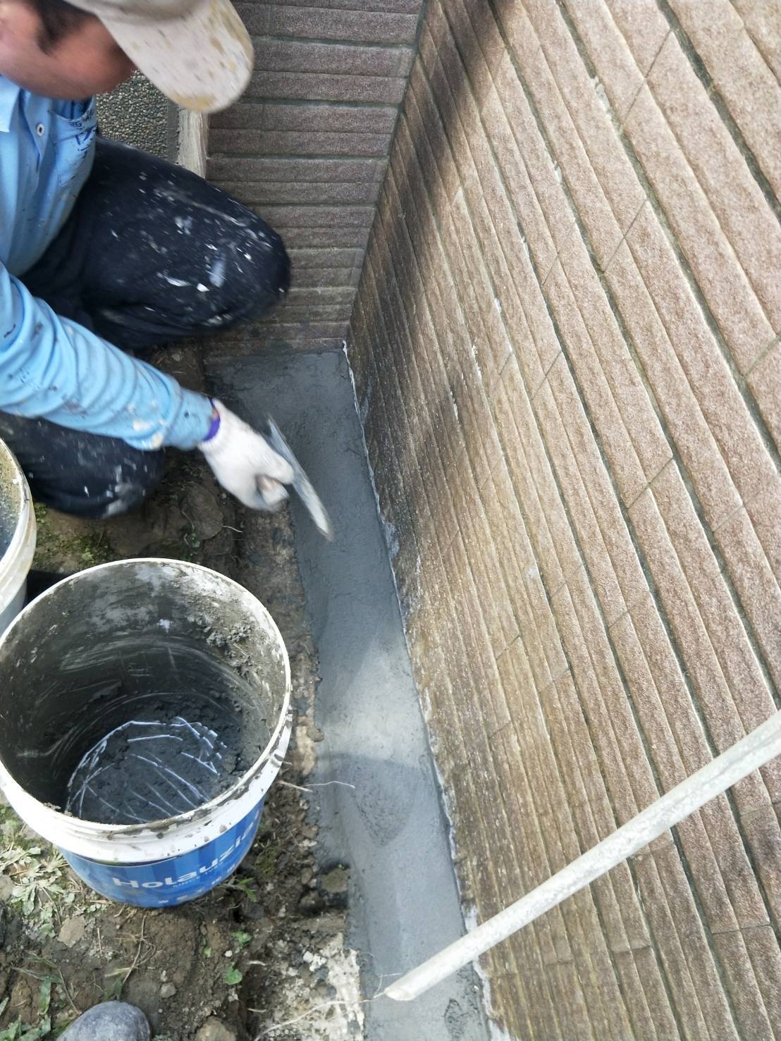 庭院花園圍牆防水施作