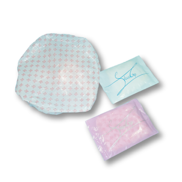 雅潔PE透明毛毛蟲浴帽