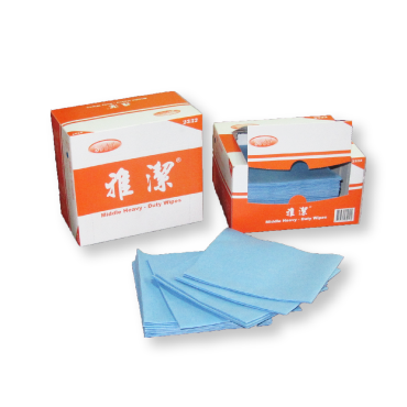雅潔-強韌型盒裝擦拭布(藍)