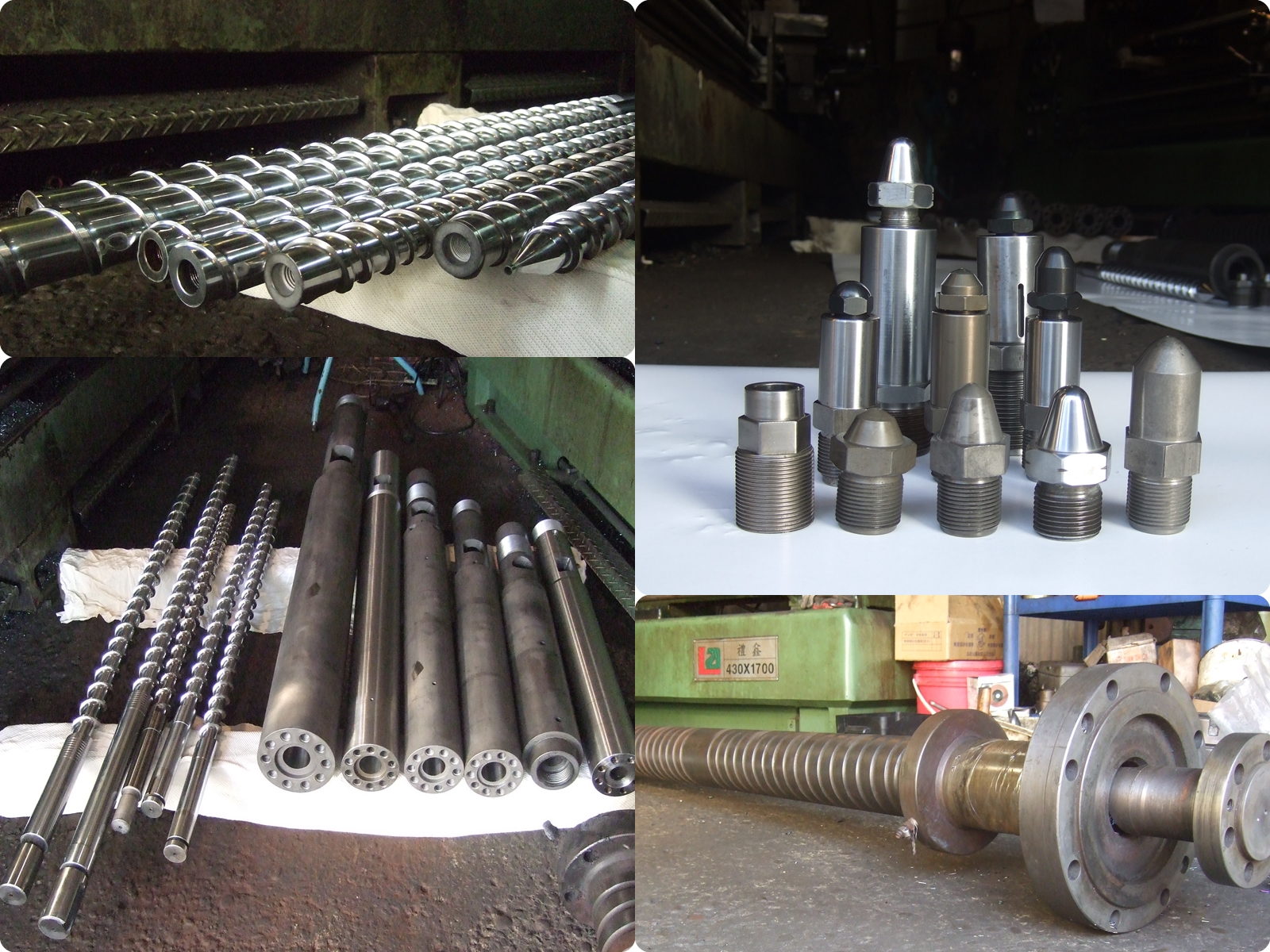 王茂昌企業社-射出 / 押出機 / 螺桿 / 料管-機械加工