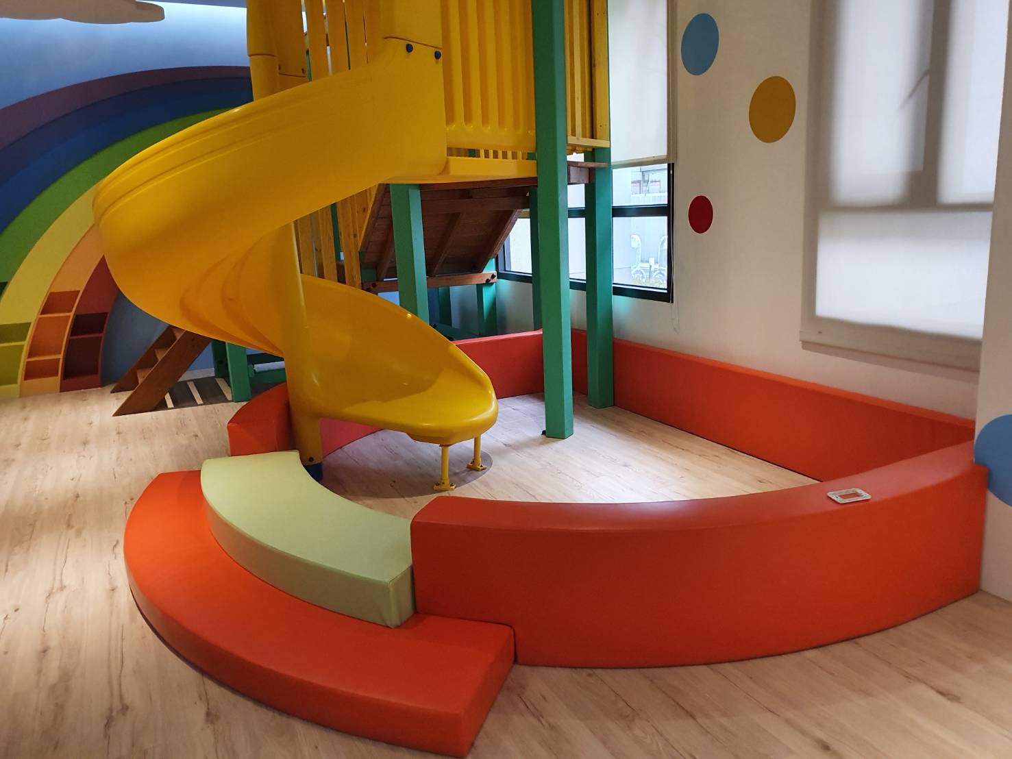 遊戲區護欄貼皮