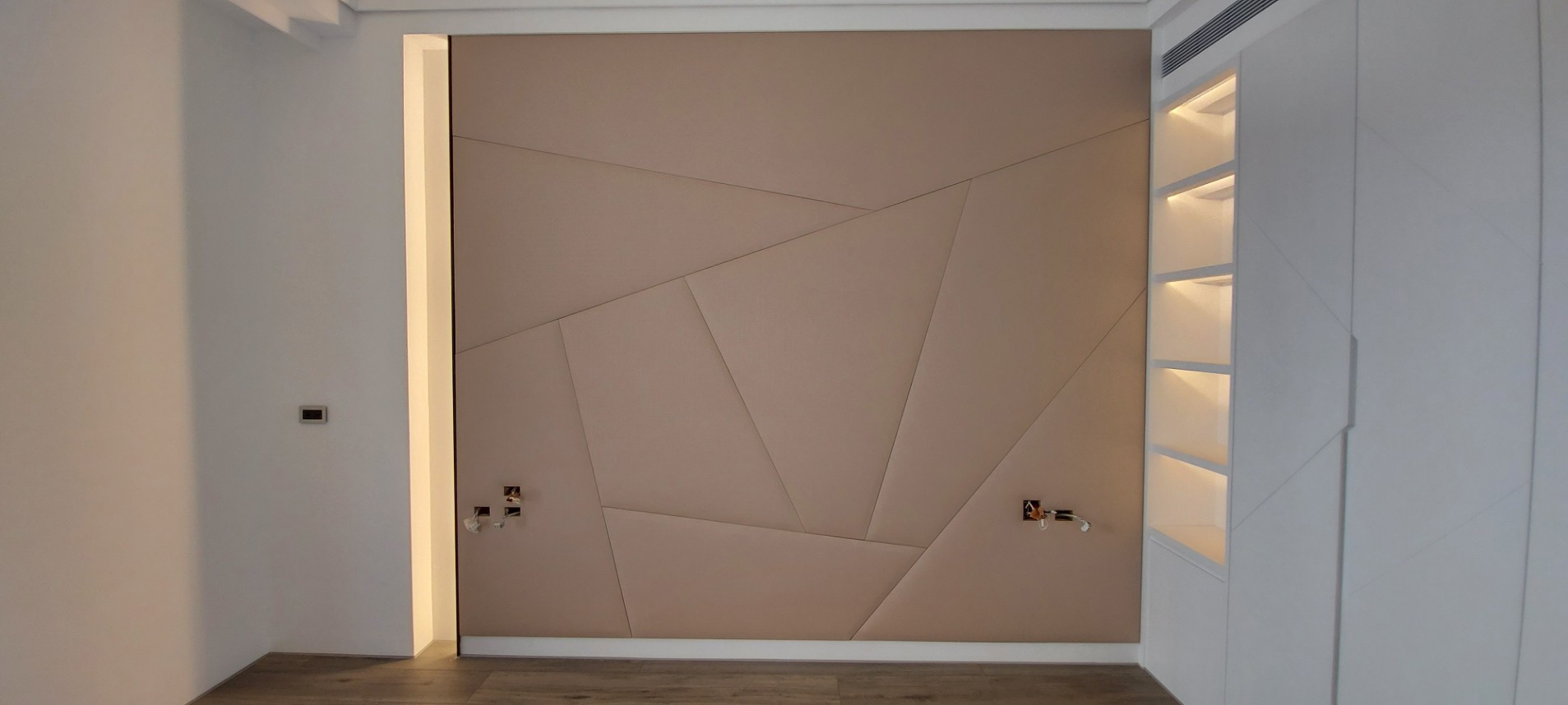 裱布作品-貼皮工程