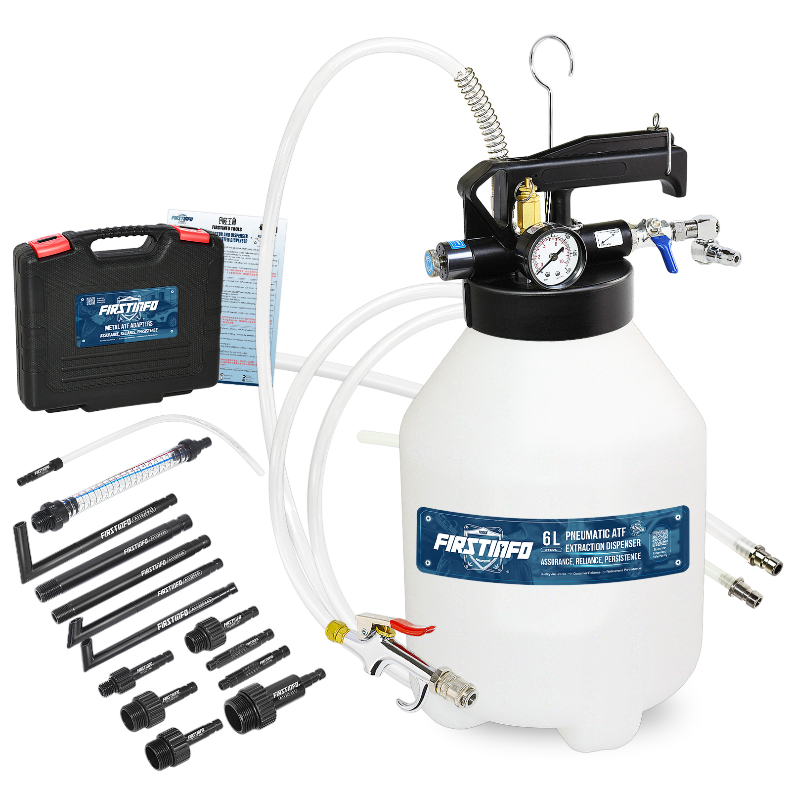 【良匠工具】6L氣動ATF自動變速箱油加油機
