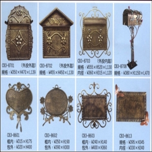 鍛造信箱、鍛造欄杆、鍛造門花