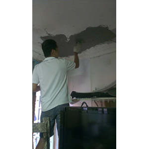 天花板捉漏補土