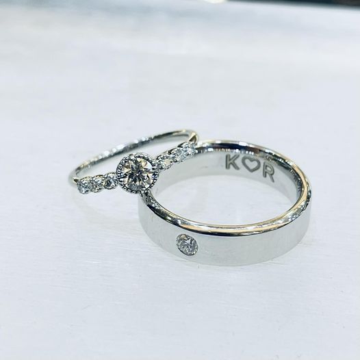 30分女戒&時尚男戒-顧客訂製鑽戒