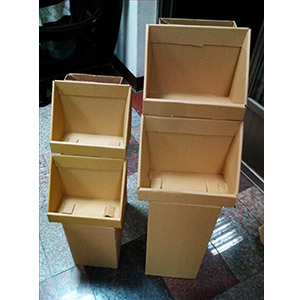 牛皮紙盒展示架