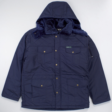 尼龍防水軍大衣-藍(缺貨中)