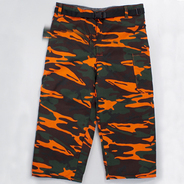 橘迷彩冷凍褲