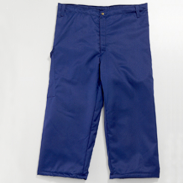 藍色尼龍防水冷凍褲