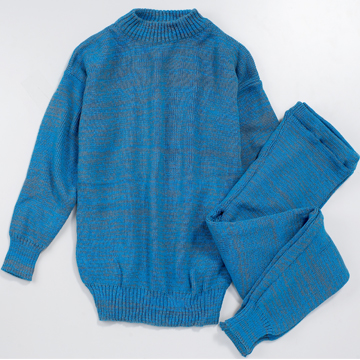 毛線衣褲-綜合色