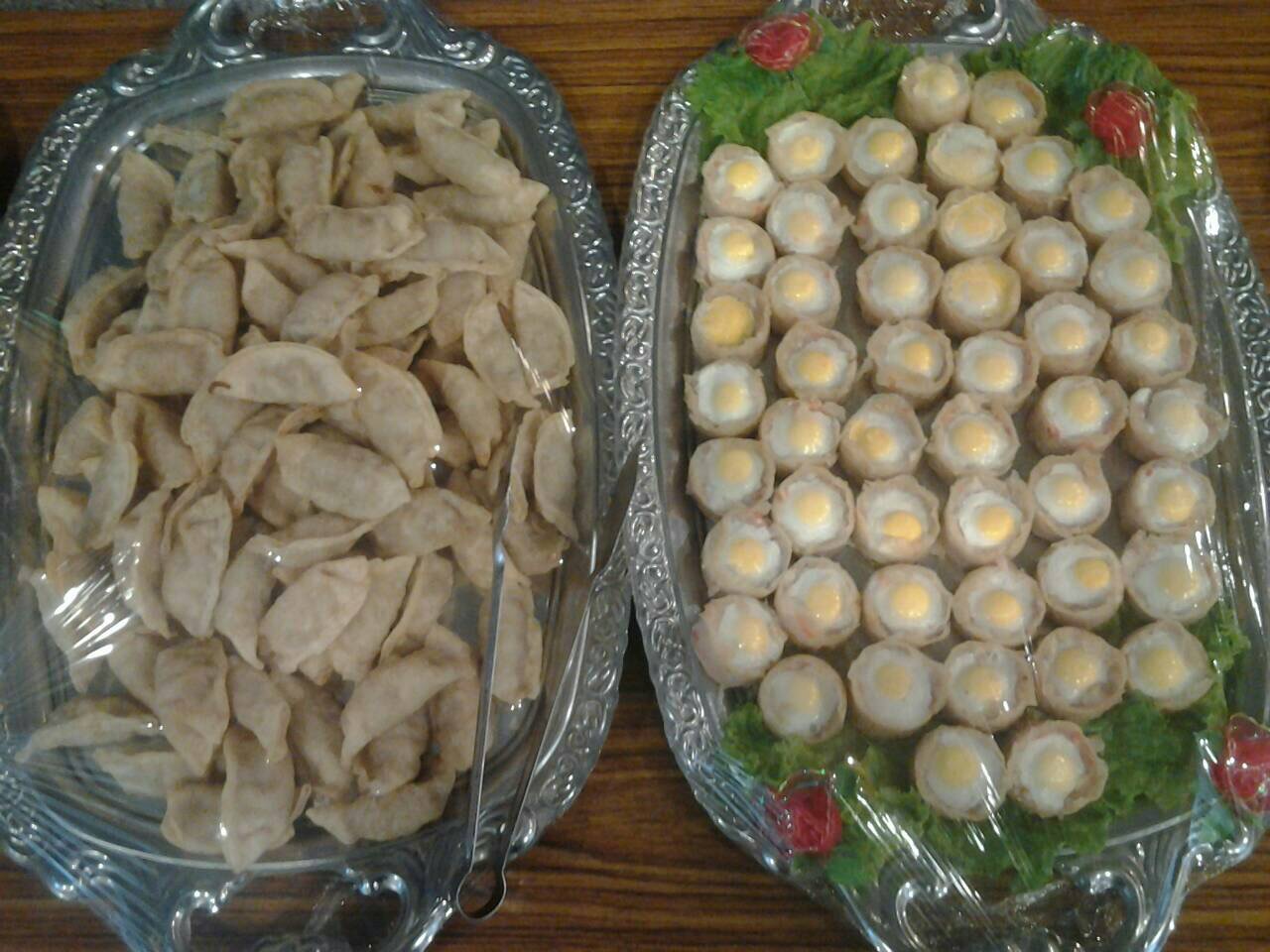 中式煎餃、蛋寶