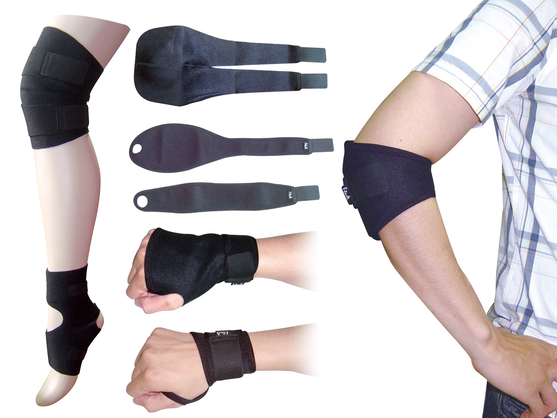 手腕-手肘腕-護膝-腳踝