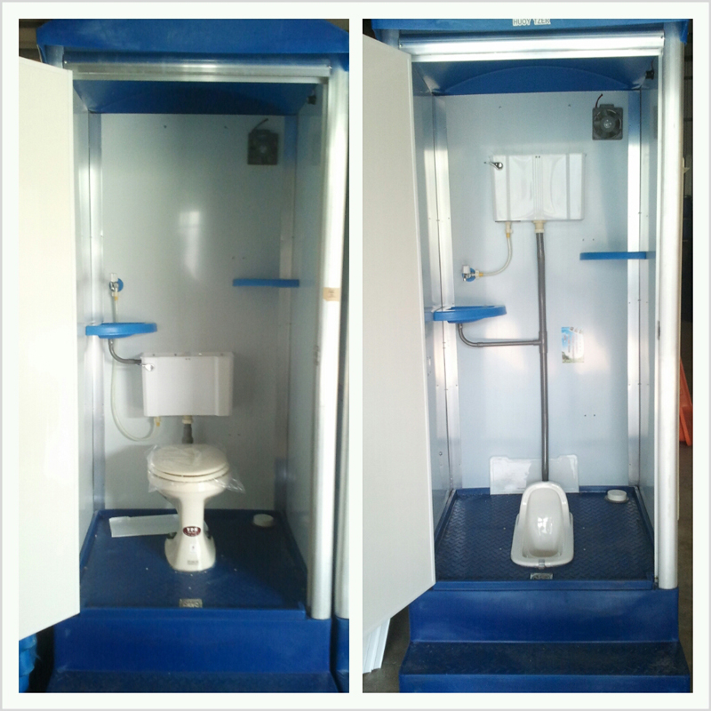 流動廁所蹲式及坐式