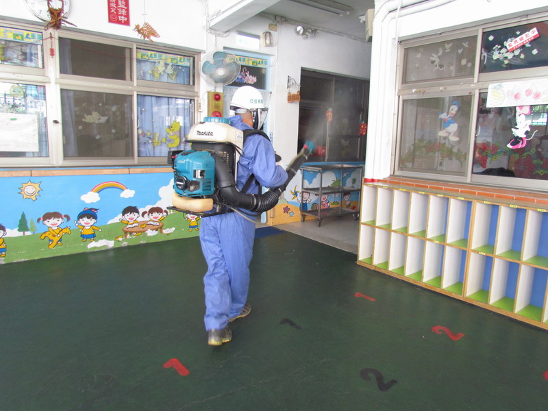 幼稚園消毒