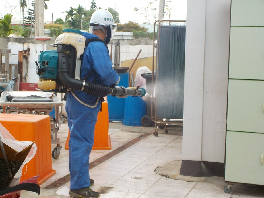 安養中心戶外消毒