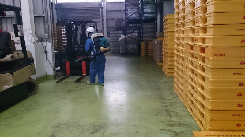 食品工廠作業環境消毒