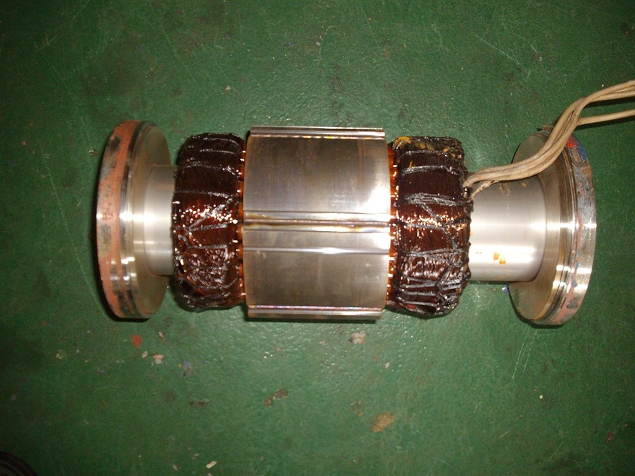 葉輪轉子彎曲校正