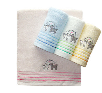 煙斗鬆撚紗貴賓狗毛巾系列