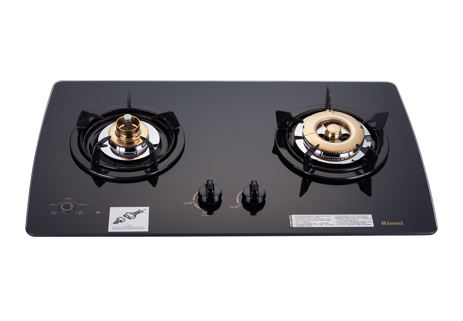 RB-2GMB(B)檯面式美食玻璃雙口爐